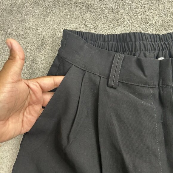 Christian Lacroix Pants Women Small Black Trouser Wide Leg High-Rise Rayon Blend - Picture 9 of 14